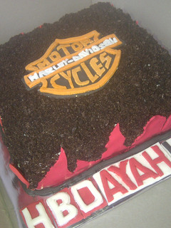 Foto resep Cake Harley Davidson / bolu kue tart Harley Davidson