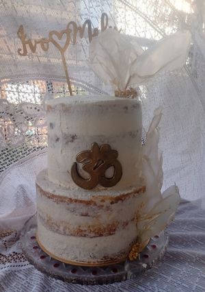 Una foto de Torta casamiento!!!! Iván y Melu
