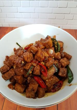 Foto resep Oseng Tempe Kecap Daun Jeruk