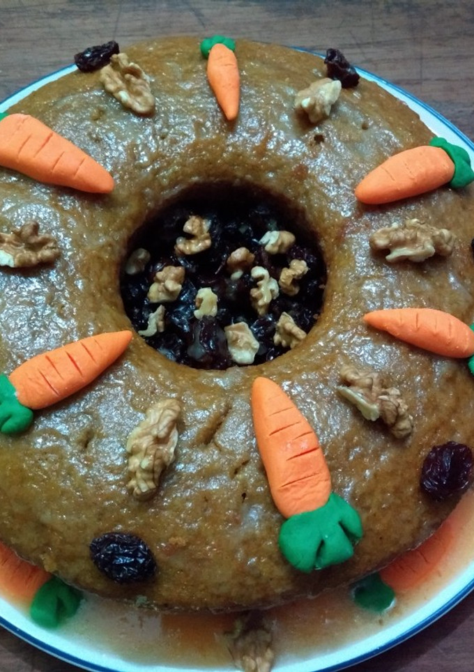 Una foto de Carrot cake (torta de zanahoria)