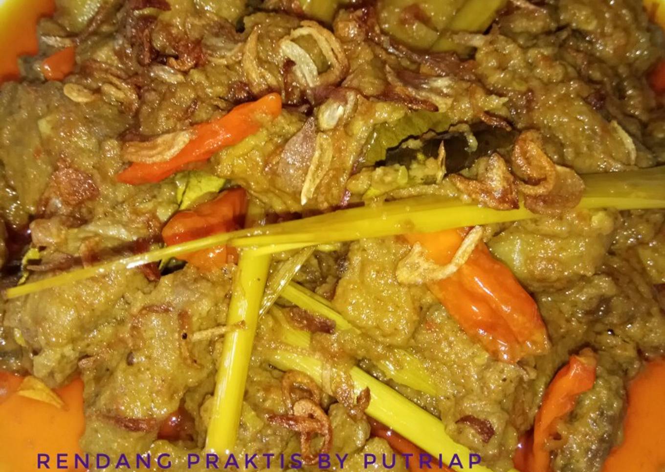 Rendang Daging Praktis