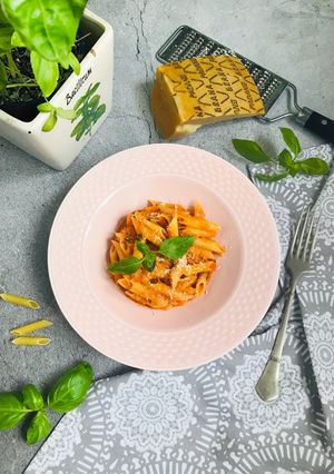 Pasta pomodoro - paradicsomos tészta recept fotója