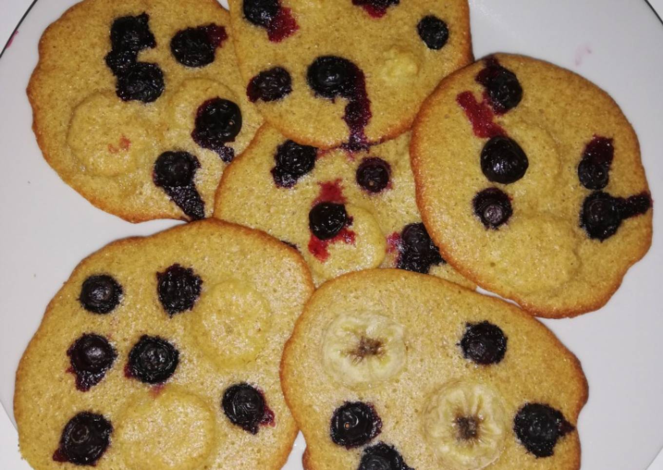 Cookies plats aux fruits
