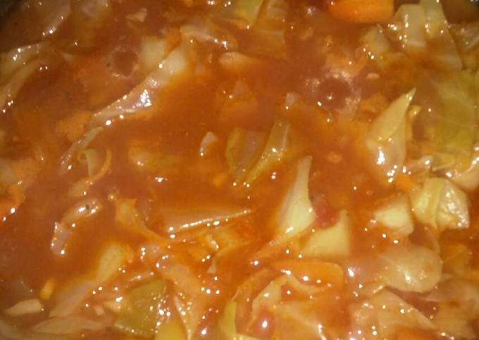 Steps to Make Homemade Spicy Cabbage