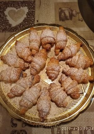 Foto di Mini croissant nutella e albicocca