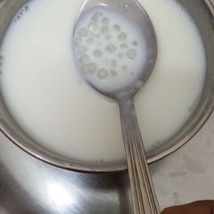 A picture of Sabudana kheer.