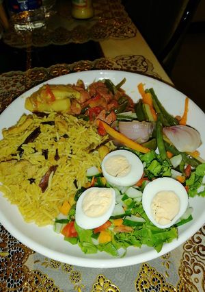 A picture of Cinnamon rice.