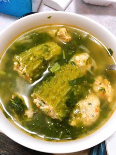 Hình của món Canh mướp nhồi thịt.