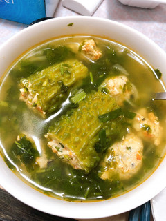 Hình của món Canh mướp nhồi thịt.