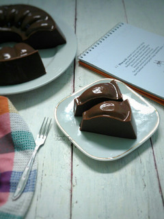 Foto resep Puding brownies (tanpa vla)