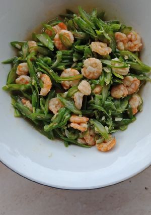 Foto resep Tumis buncis udang