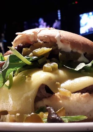 Una foto de Hamburguesa "España" homemade
