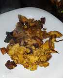 Pollo con pulpo sancocho