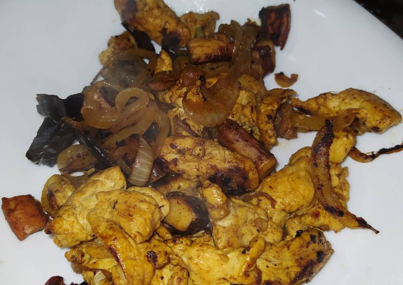 Pollo con pulpo sancocho