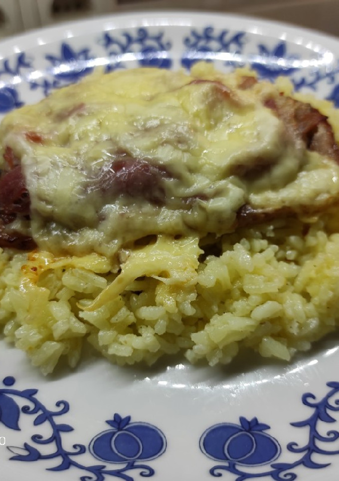Gombás búbos karaj recept fotója