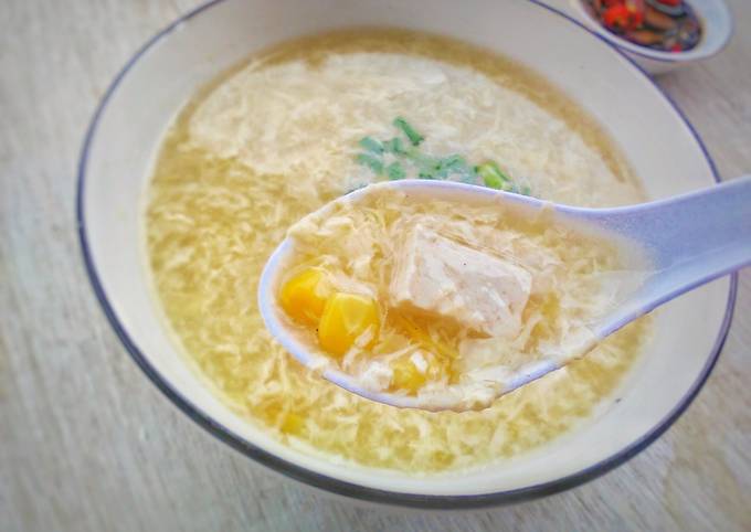 Chicken Corn egg soup