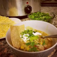 A picture of Fall into White Bean Chicken Chili.