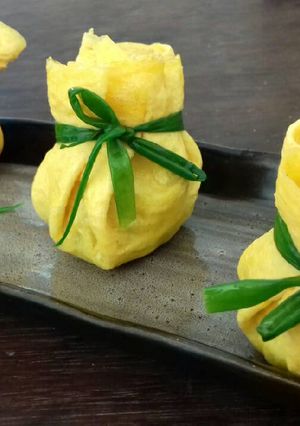 Hình của món Trứng Bọc Tôm Thịt & Rau Củ.