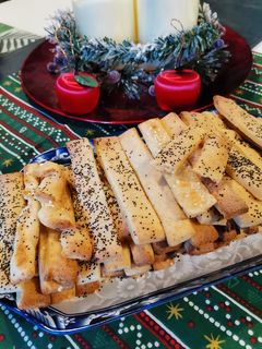 Túrós-magos sós rúd gluténmentesen recept fotója