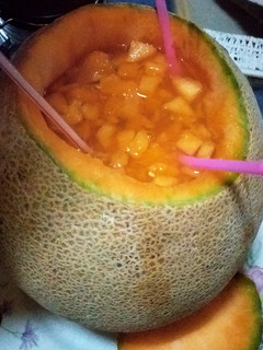 Una foto de Melvin (melón con vino)