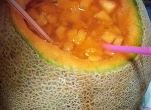 Una foto de Melvin (melón con vino)