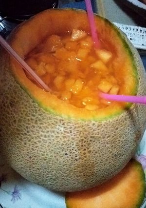 Una foto de Melvin (melón con vino)