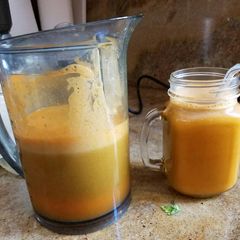 A picture of My favorite morning juice.