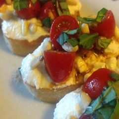 A picture of Whipped Feta Crostini.