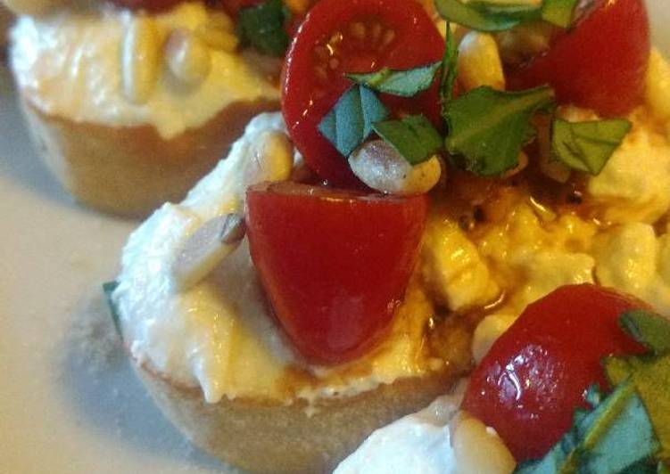 Whipped Feta Crostini