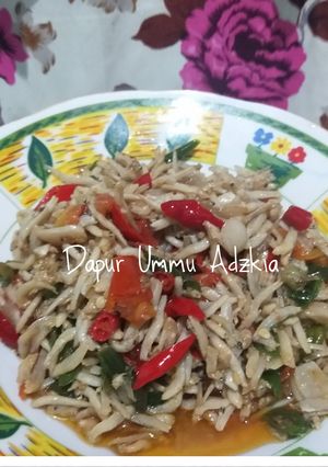 Foto resep Oseng ikan teri medan pedas