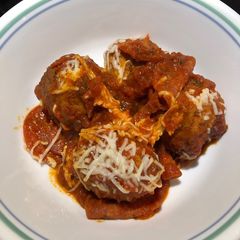 A picture of Crockpot Pizza Meatballs.