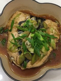 蒜苗紅燒虱目魚肚 的食譜成品照片
