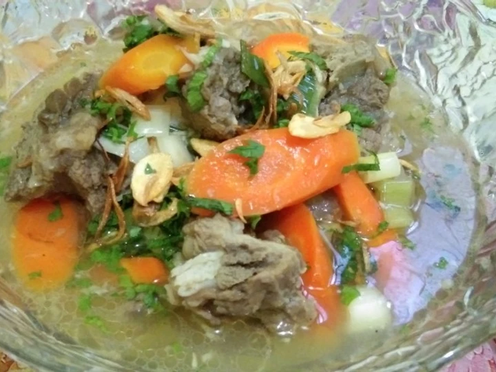 Cara Gampang Menyiapkan Resep Sop buntut sapi mix #made by me yang Lezat