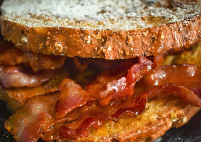 Cinnamon French Toast Bacon Sarnie