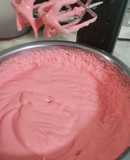 Helado de gelatina de fresa