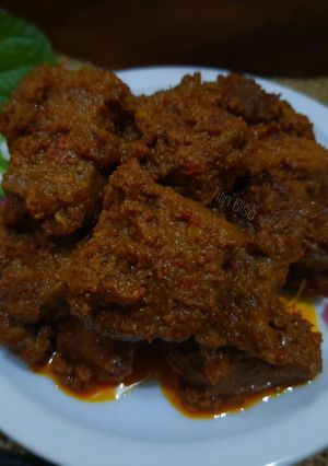 Foto resep Rendang Daging Bumbu Instant