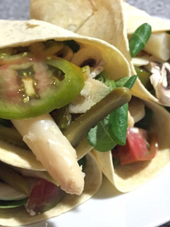 Una foto de Fajitas exprés de verduras