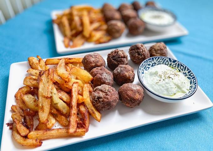 Keftedes au Ouzo 🇬🇷 (boulettes de viande moelleuses à la Grecque)