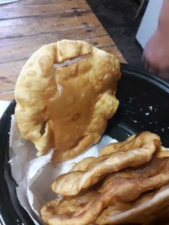 Una foto de Torta frita hecha por mi amor ❤