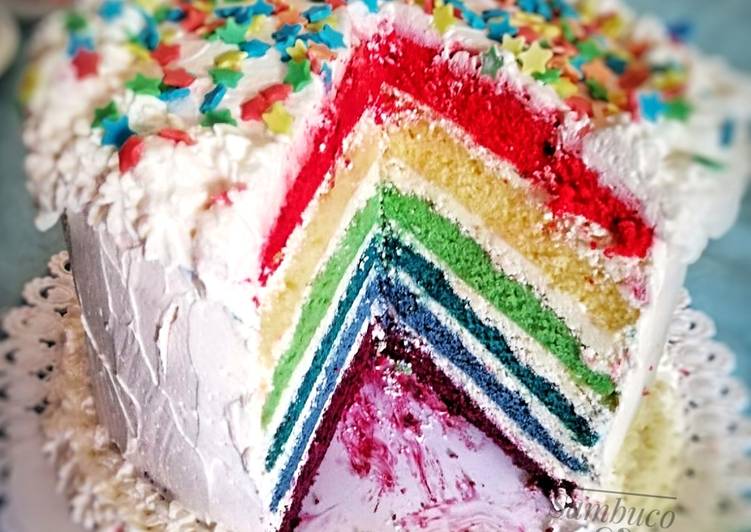 Torta arcobaleno