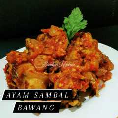 A picture of Ayam sambal Bawang. (super simple).