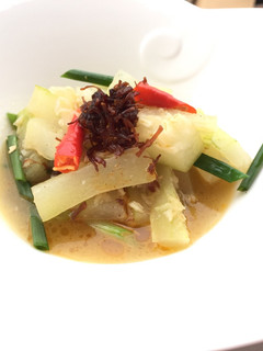 A picture of Hairy Gourd In Scallop XO Sauce.