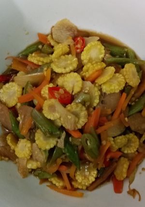Foto resep #1 Tumis buncis putren wortel bakso
