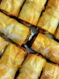 23.🥟Rollitos de pasta filo rellenos de pollo y champiñones🍗🍄