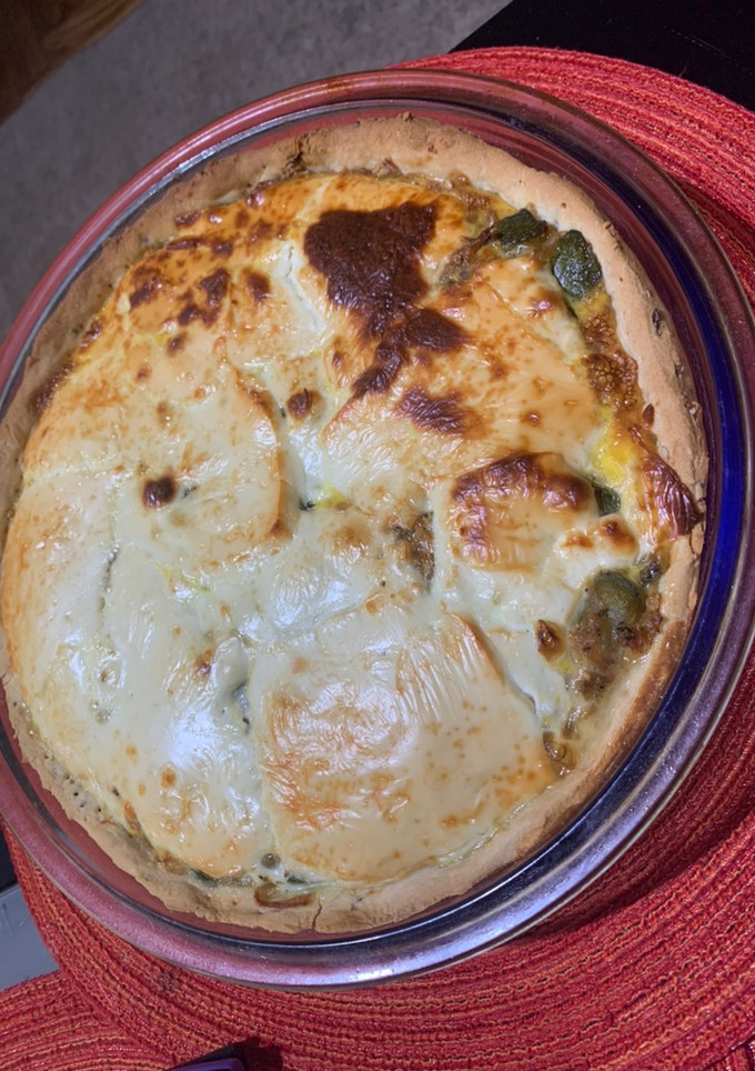 Una foto de Tarta de zapallitos