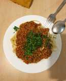 Spaghetti bolognese chay