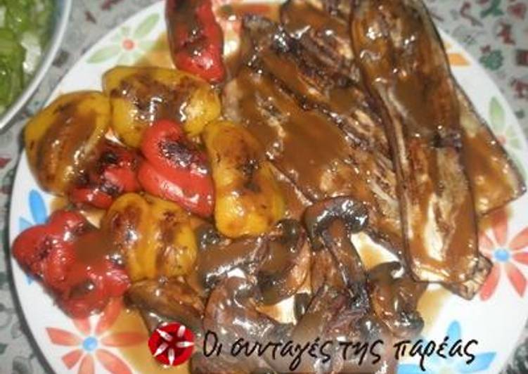 Recipe of Favorite Grilled vegetables with balsamic vinegar and garlic oil