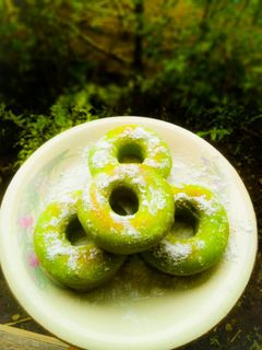 Foto resep Donat Pandan