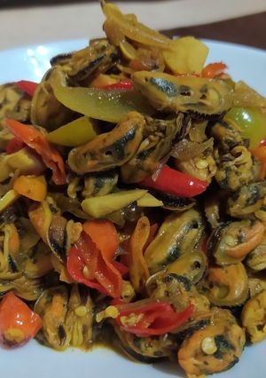 Foto resep Kerang kupas ala warteg