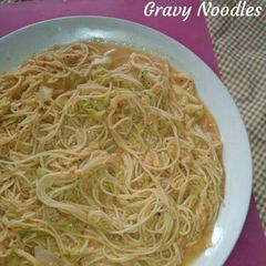 Gravy noodles A picture of Gravy noodles.